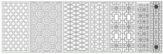 Jali Pattern Design Decor zs002 Free DXF File