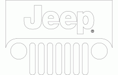 Jeep Logo Free DXF File