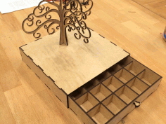 Jewelry Box For Laser Cut Free Vector File