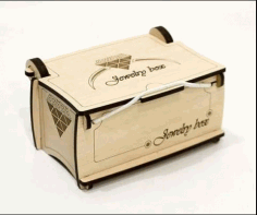 Jewelry Box With Lid For Laser Cut Free DXF File