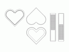 Kalpl Kutu (heart Box) Free DXF File