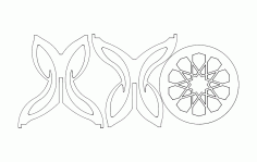 Kelebek Sehpa Free DXF File