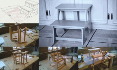 Kid Ladder Chair Free DXF File