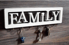 Klyuchnitsa Family For Laser Cut Free Vector File