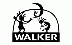 Kokopelli Hanger For Laser Cut Free DXF File