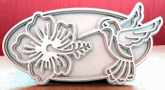 Kolibrifor Laser Cut Free Vector File