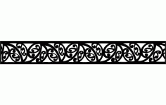 Kowhai Pattern Design Free DXF File