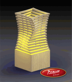 Lamp Fifth Element For Laser Cut Free Vector File