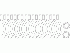 Lampe Sigd 3d Puzzle Free DXF File