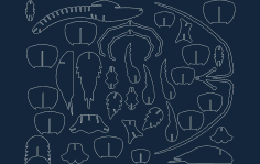 Langust Iz Fanery (palinurus) Free DXF File