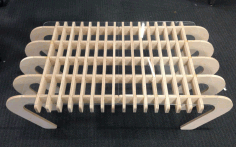 Laptop Table Wooden Free DXF File