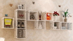 Laser Cut 2d Wall Shelf Download Free DXF File