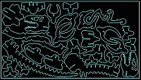 Laser Cut 3d Puzzle Tyrannosaurus Template Free DXF File
