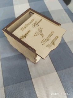 Laser Cut A Simple Little Pencil case. Free Vector File