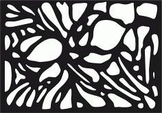Laser Cut Abstract Geometric Screen Design Template Free Vector File