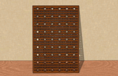 Laser Cut Abstract Grill Design Free Vector File