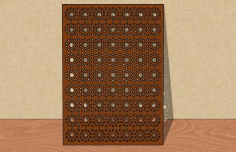 Laser Cut Abstract Grill Jali Design Free Vector File