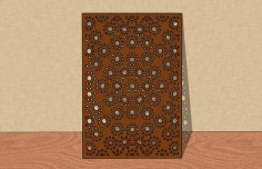 Laser Cut Abstract Grill Jali Idea Free Vector File