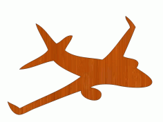 Laser Cut Airplane Fighter Free Vector File