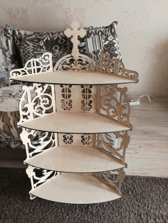 Laser Cut Altar Shelf Free Vector File
