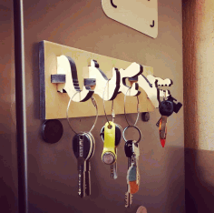 Laser Cut Animal Wall Hooks Free Vector File