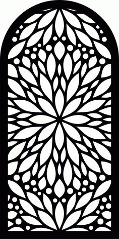 Laser Cut Arch Jali Cutting Pattern Screen Free Vector File, Free Vectors File