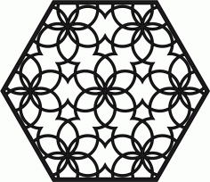 Laser Cut Background Geometric Design Free Vector File