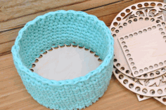 Laser Cut Basket Bottoms Free Vector File
