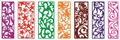 Laser Cut Best Grille Design Patterns Free DXF File, Free Vectors File