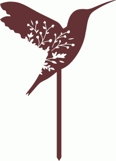 Laser Cut Bird Decorative Topper Free DXF File