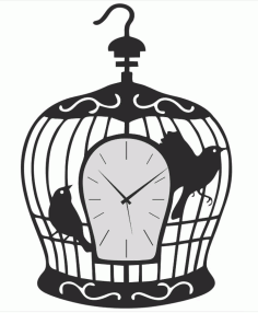 Laser Cut Bird Watch Layout Free Vector File