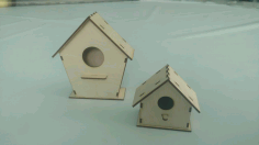 Laser Cut Birdhouse Free DXF File