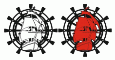 Laser Cut Boat Design Clock Puzzle Free Vector File, Free Vectors File