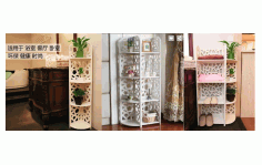 Laser Cut Book Storage Display Shelf Rack 3d Puzzle Free Vector File