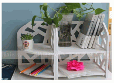 Laser Cut Book Storage Drawer Display Shelf Rack 3d Puzzle Free Vector File, Free Vectors File