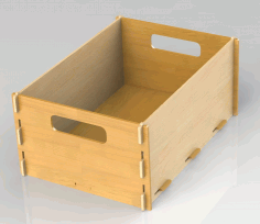 Laser Cut Box 4mm Free DXF File