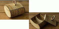 Laser Cut Box Folding Slot Groove Slit Free DXF File