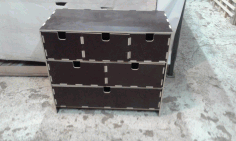 Laser Cut Box Free DXF File