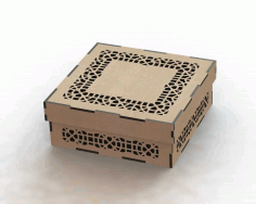 Laser Cut Box Pattern Free DXF File