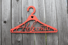 Laser Cut Bridal Hanger For Laser Cut Free DXF File