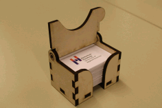 Laser Cut Business Card Box 6mm Free DXF File