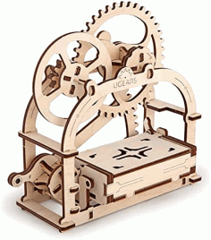 Laser Cut Business Card Holder Drawing Free DXF File