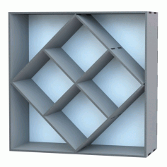 Laser Cut Cabinet Storage Rack Free DXF File
