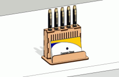 Laser Cut Card And Pen Holder Free Vector File, Free Vectors File