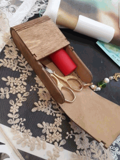 Laser Cut Case With Hinge Free Vector File