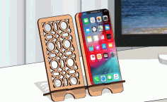 Laser Cut Cell Phone Stand Free Vector File