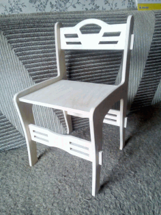 Laser Cut Chair Cnc Template Free DXF File, Free Vectors File