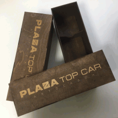 Laser Cut Champagne Box 3mm Plywood Free Vector File
