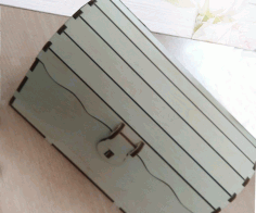 Laser Cut Chest Box Free Vector File, Free Vectors File