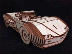 Laser Cut Chevrolet Camaro 3d Puzzle Model Kit Free Vector File